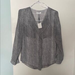 Calvin Klein Charcoal Women's Blouse